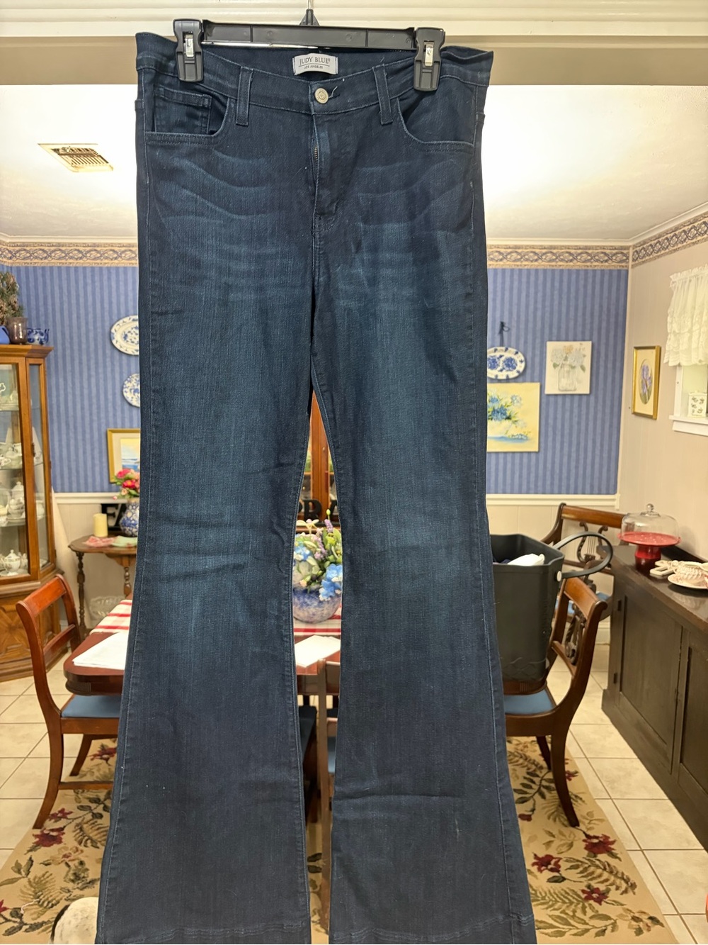 Judy Blue Dark Blue Wide Leg Jeans